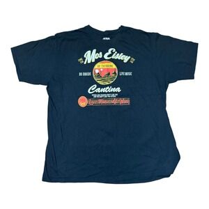 Star Wars Mos Eisley Cantina Tatooine Graphic T-Shirt Mens 2XL Black